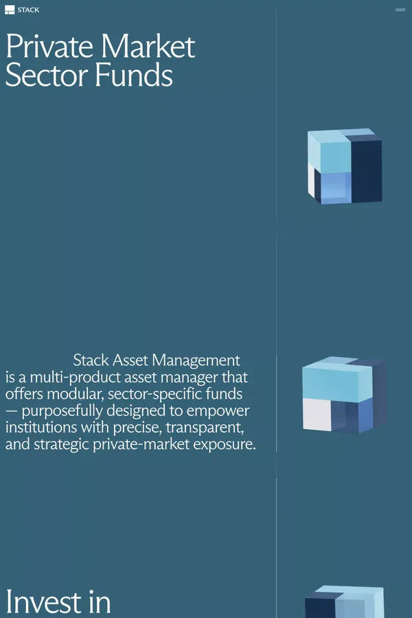 Stack Asset Management - Portfolio design inspiration