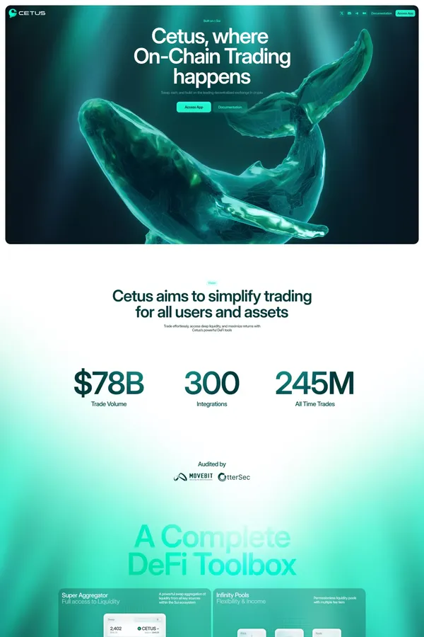 Cetus, where On-Chain Trading happens