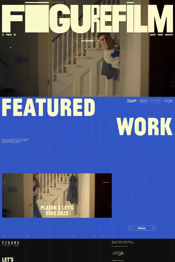 FIGUREFILM - Portfolio design inspiration