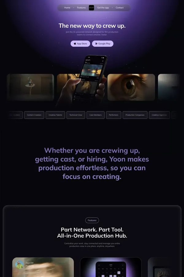 Yoon â Your AI-Powered Film Production Network