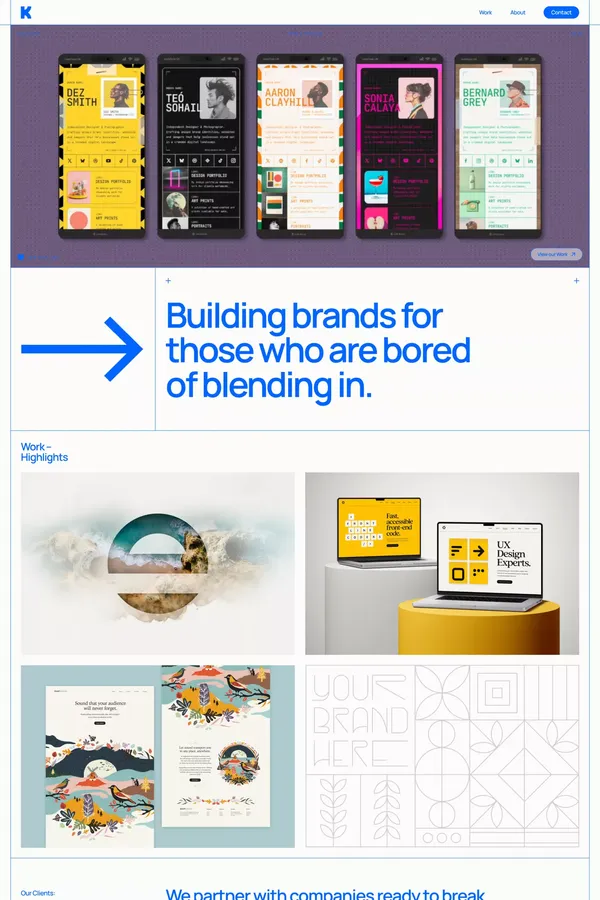 Kus Studio by Mike Kus - Portfolio design inspiration