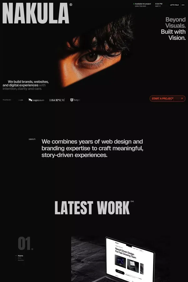 Nakula - Framer Template - Template design inspiration