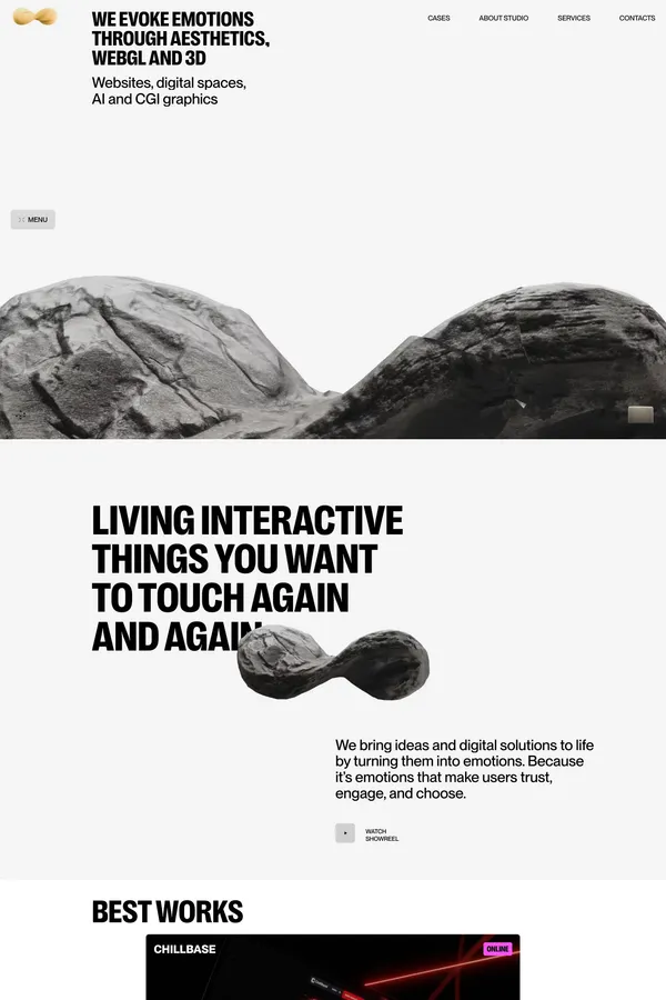 Chipsa - Portfolio design inspiration