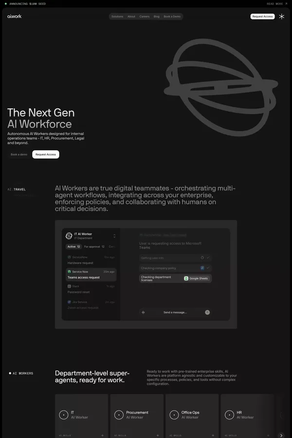 ai.work - Landing design inspiration