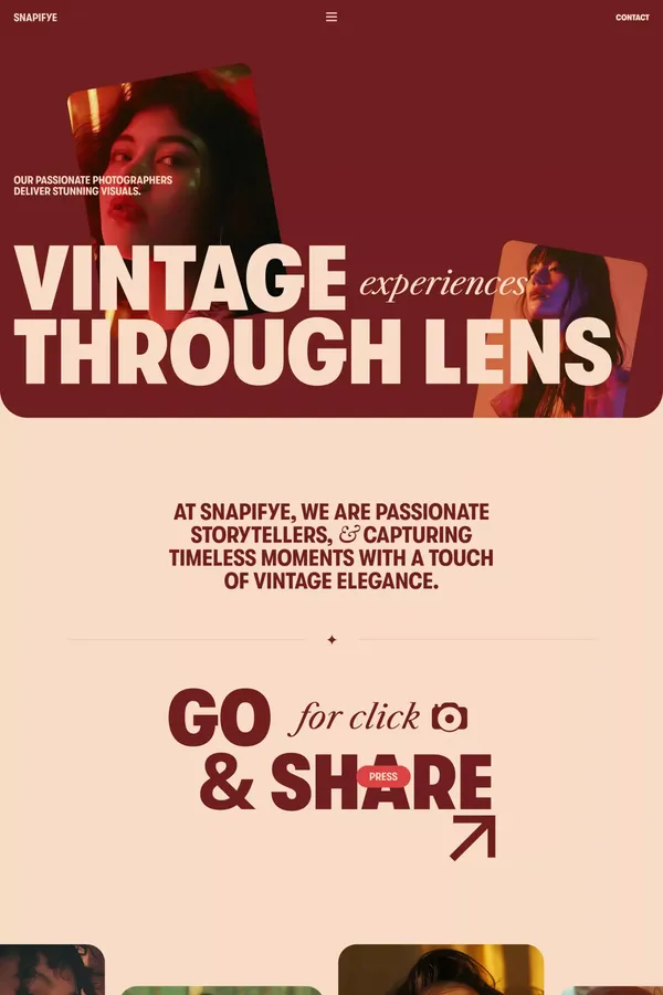 Snapifye - Webflow HTML website template