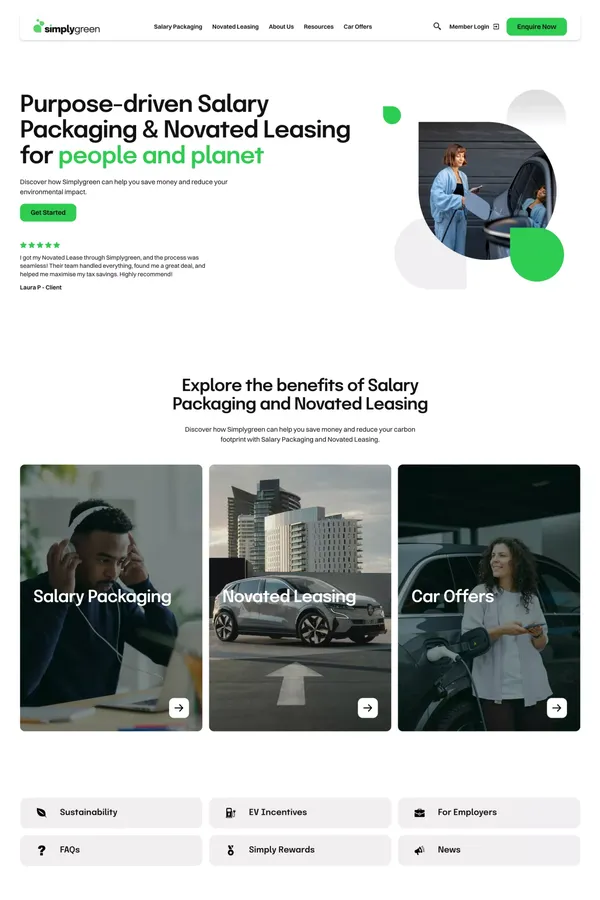 Simplygreen | Salary Packaging | Novated Leasing