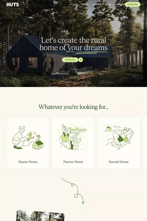 The best way to design and develop your home in the country | Huts - Landing design inspiration