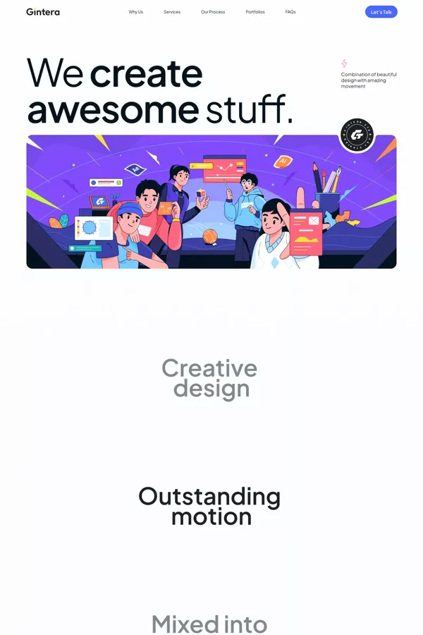 Gintera Studio | Outstanding design with stunning movements