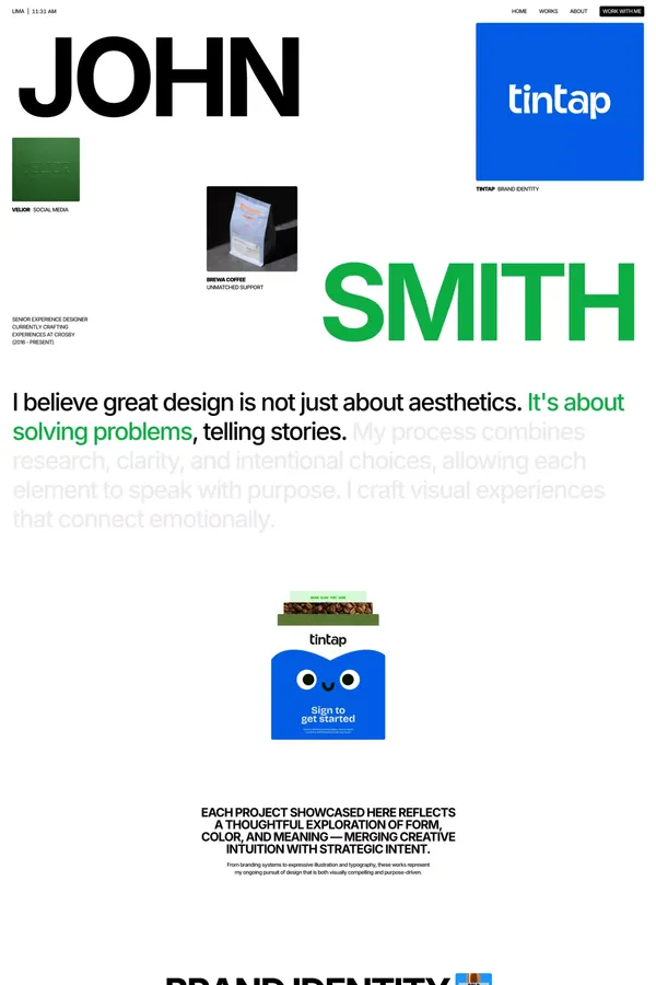 Exotica - Portfolio Website Template