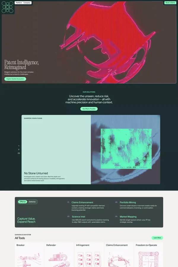Garden | Patent Intelligence, Reimagined