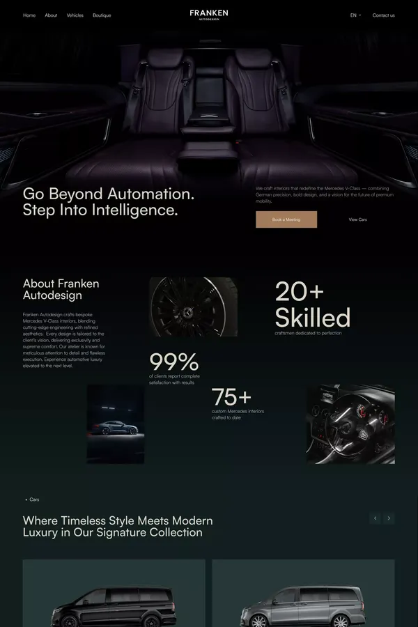 Franken Autodesign â Bespoke Mercedes V-Class Interiors