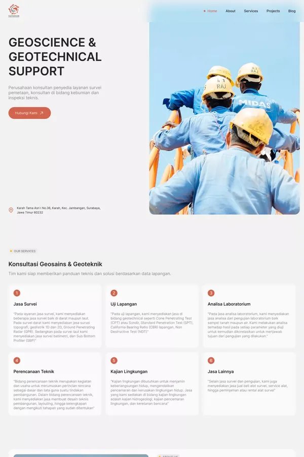 SAFASCAN Website
