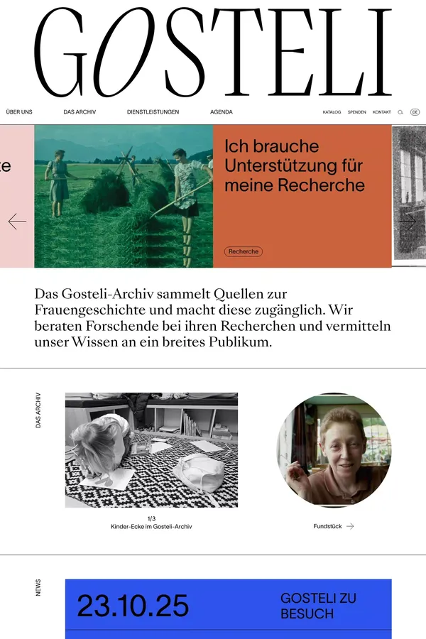 Gosteli-Archiv - Other design inspiration