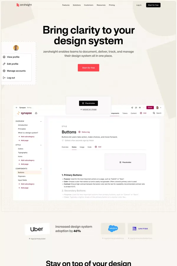 zeroheight - The Design System Platform for Teams Who Scale