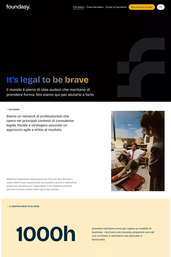 Foundasy - It's legal to be brave