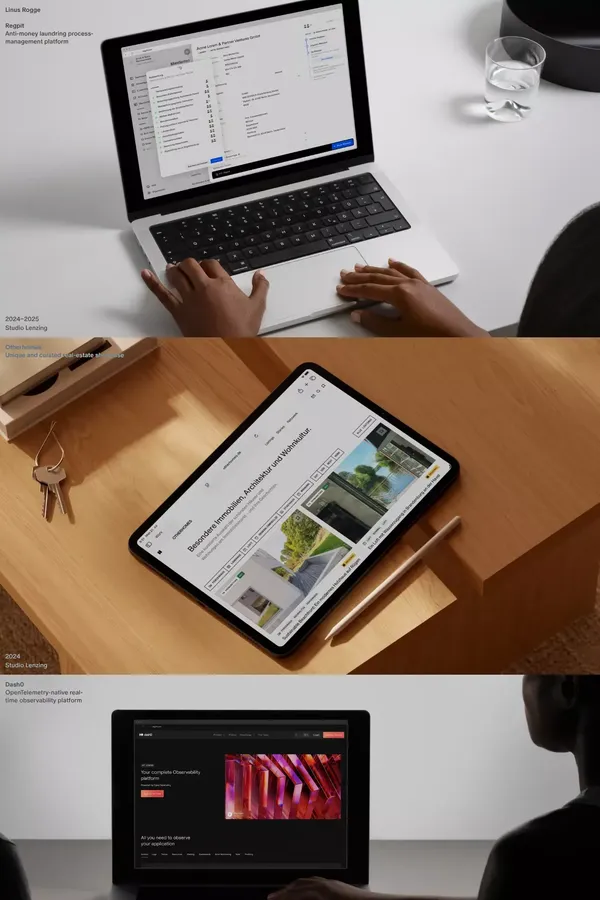 Linus Rogge - Portfolio design inspiration
