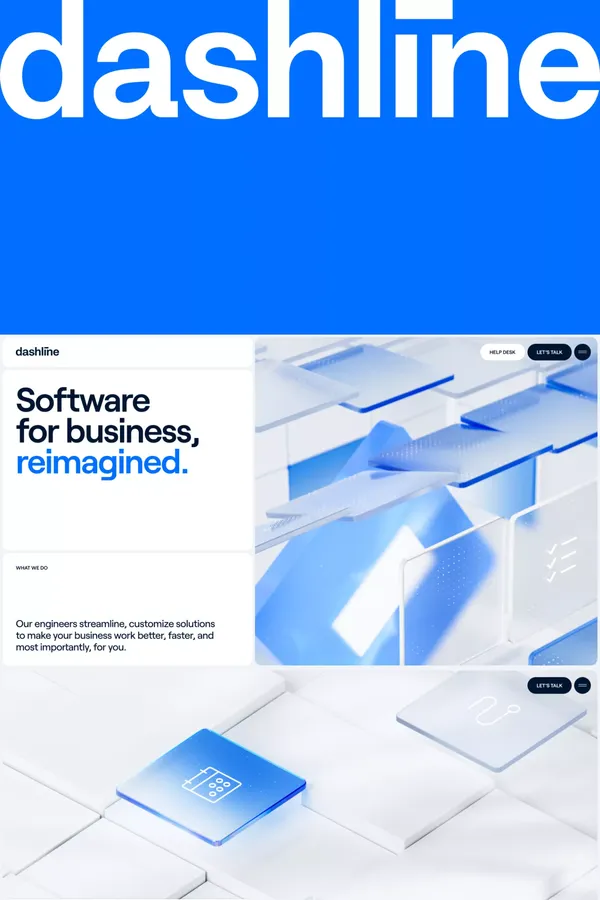Dashline - Custom Software Development & Business Automation Solutions - Landing design inspiration