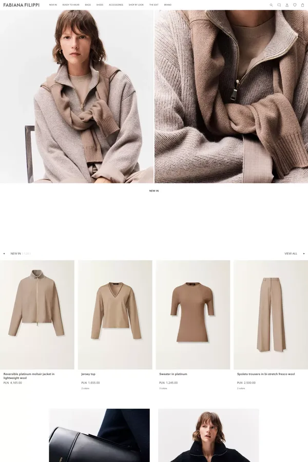 Fabiana Filippi® Official | Luxury Italian Fashion for Women - Ecommerce design inspiration