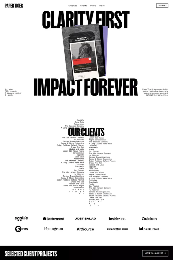 Digital Branding and Websites | Paper Tiger