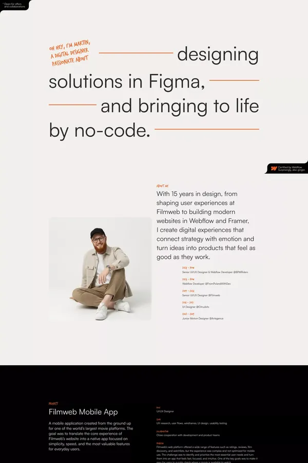 The Ginger Behind the Design - UI/UX Designer & Certified Webflow Developer