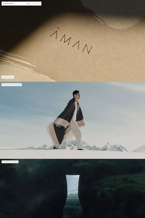 A Branding and Design Studio specialising in Luxury Brands. - Portfolio design inspiration