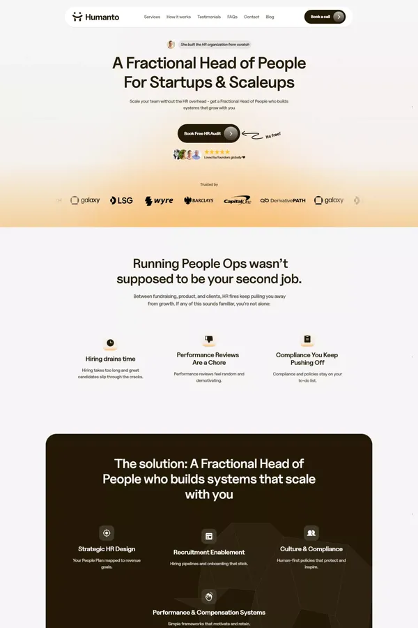 Fractional Head of People for Startups | Humanto