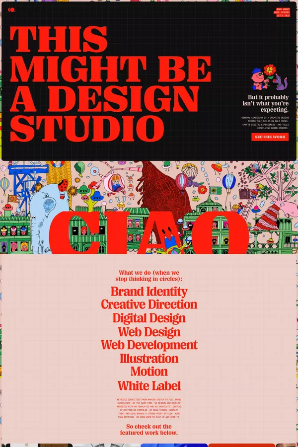 General Condition Design Studio | Branding, Web Design in Europe - Portfolio design inspiration