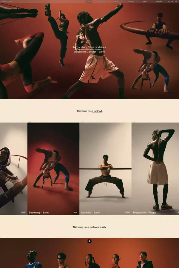 Clases de Barre en Barcelona | Concept Barre™ - Other design inspiration