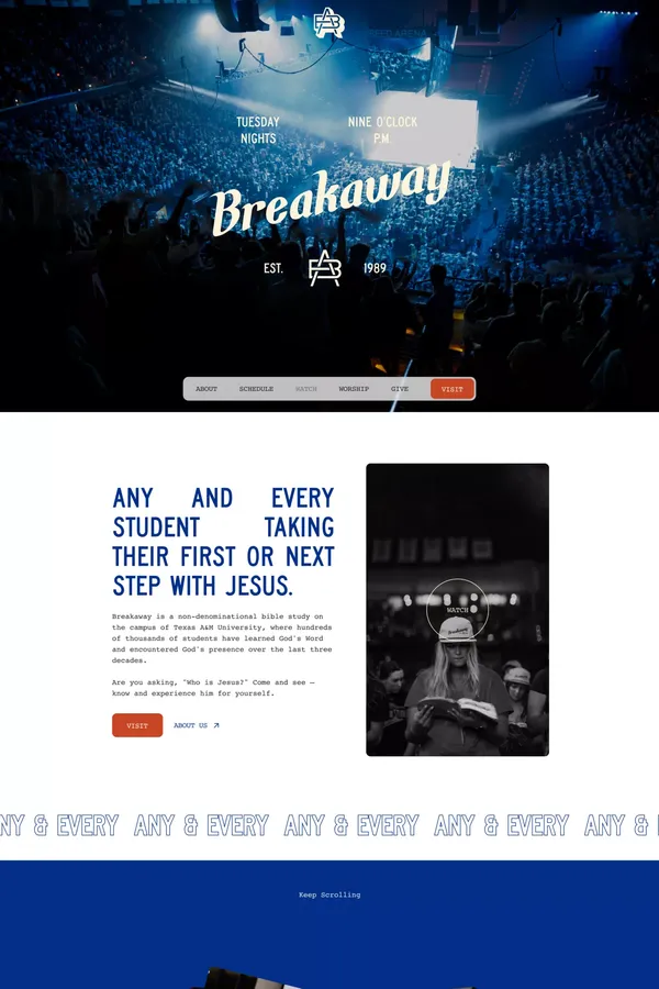 Breakaway Ministries | Bible Study at Texas A&M University