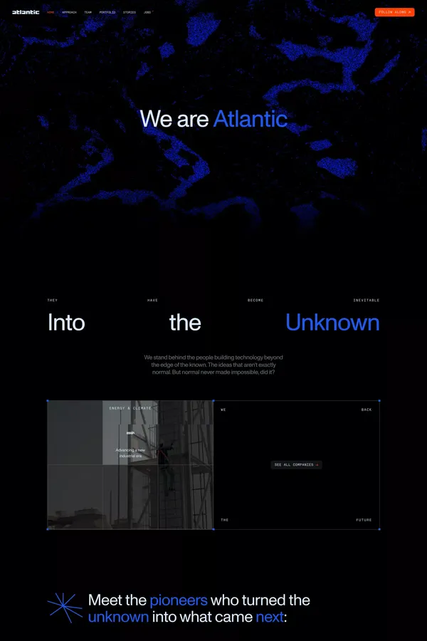 Atlantic - Portfolio design inspiration