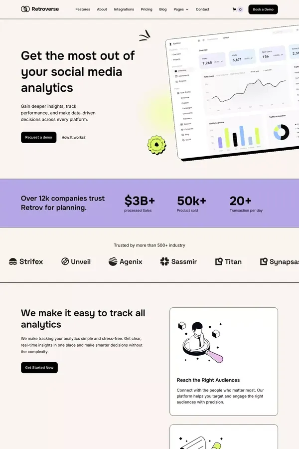 Retroverse - Webflow Ecommerce website template - Template design inspiration