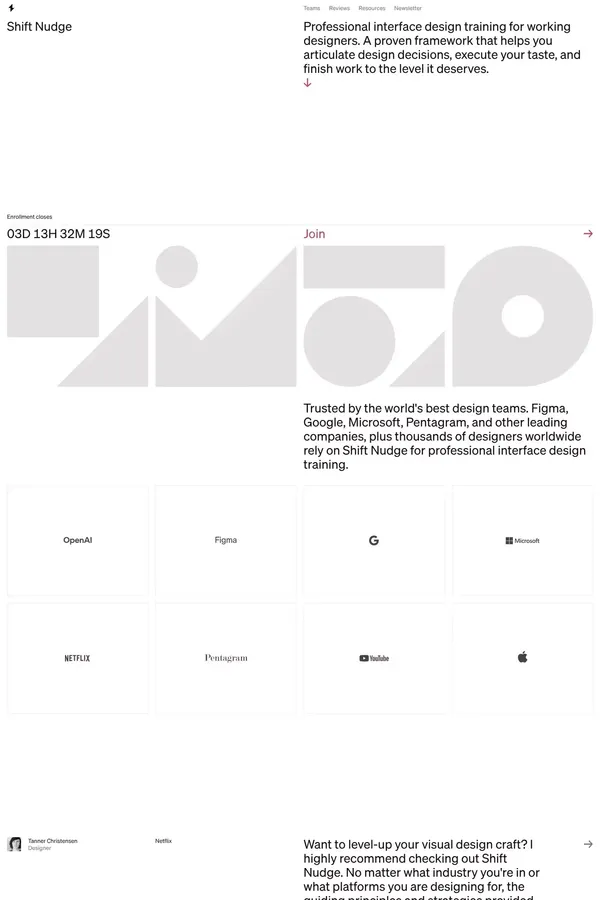 Shift Nudge - Professional Interface Design Training - Other design inspiration