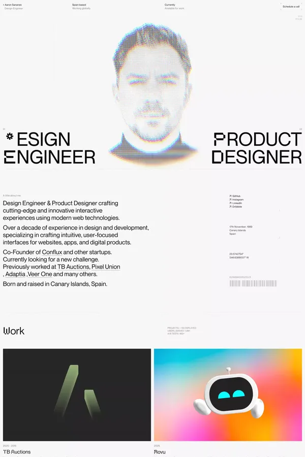 sananes - Portfolio design inspiration