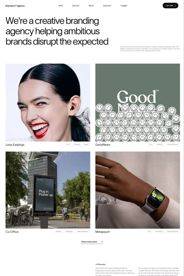 Brandium® Agency | Creative Branding Agency and Design based in Amsterdam - Portfolio design inspiration