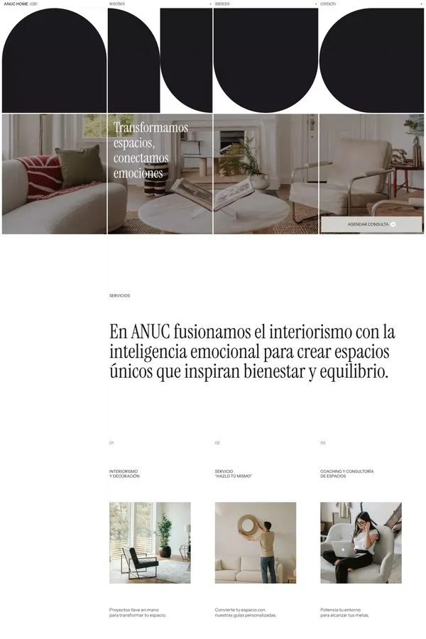 Anuc Home - Portfolio design inspiration