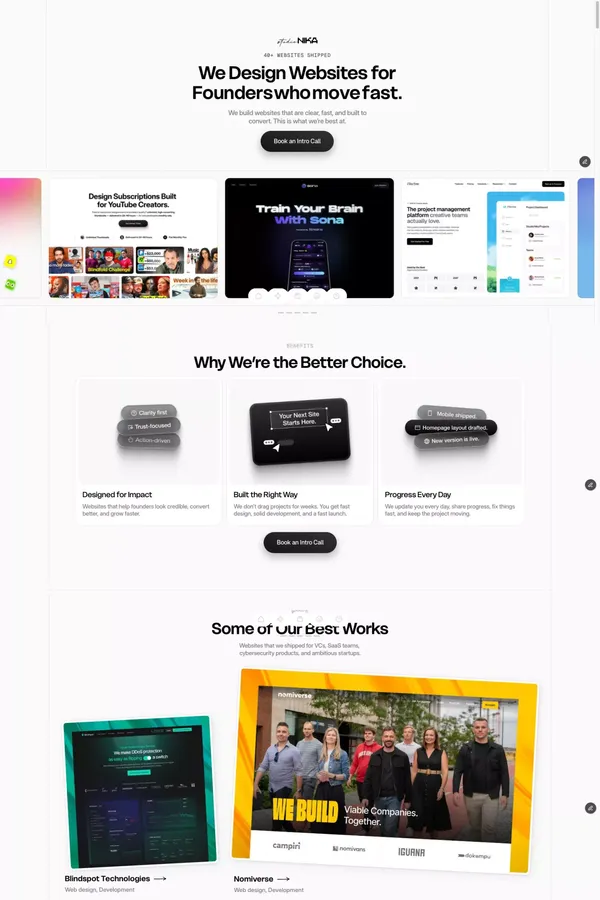 Studio Nika | We Design & develop websites in Framer