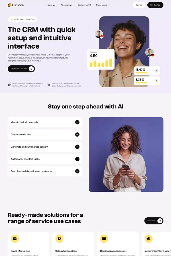 Lumora - Webflow HTML Website Template