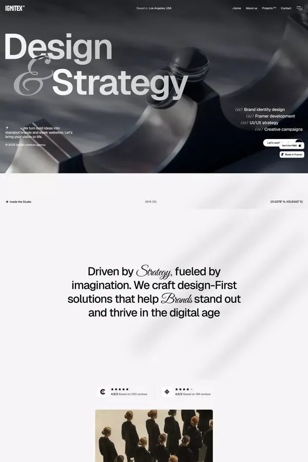 Ignitex - Digital Agency Template for Designers & Studios - Template design inspiration