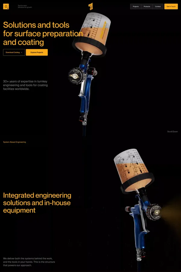 OneTech - Landing design inspiration