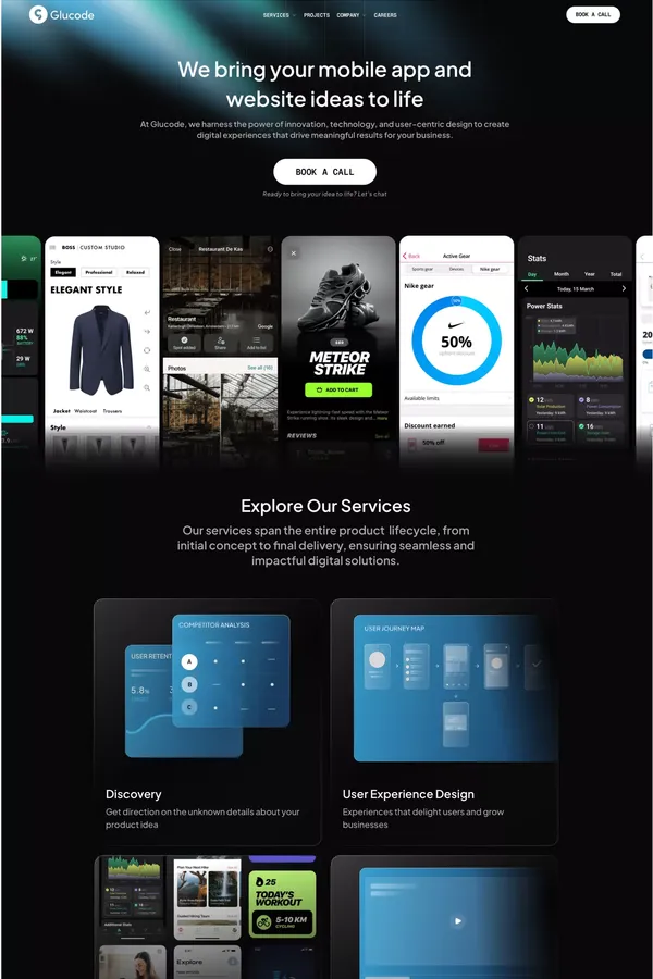 Mobile App & Website Ideas Brought to Life | Glucode