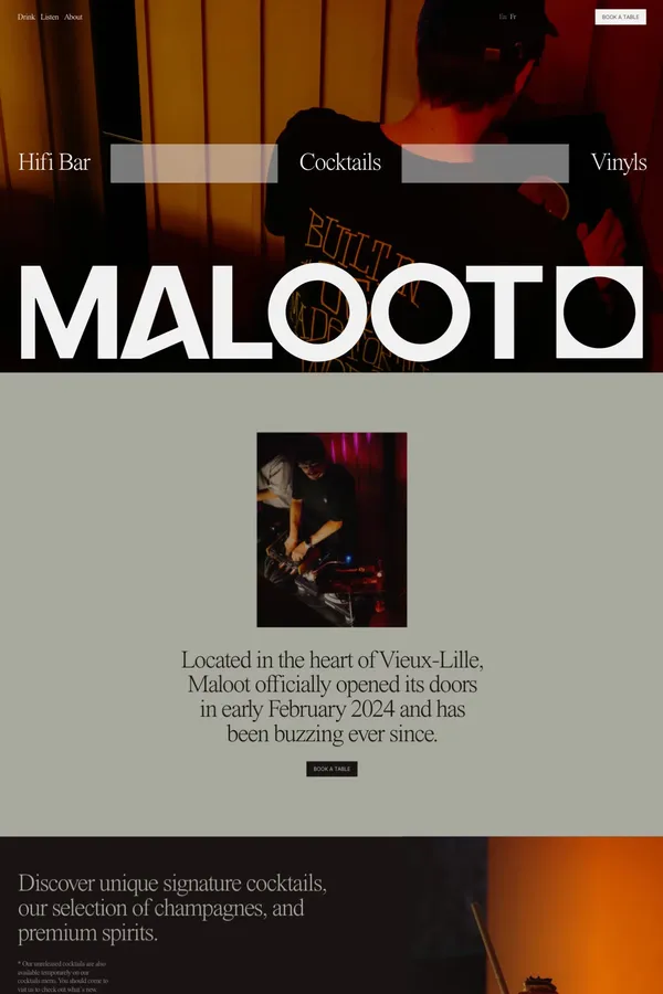 MALOOT | HiFi Bar & Cocktails in Vieux-Lille - Other design inspiration