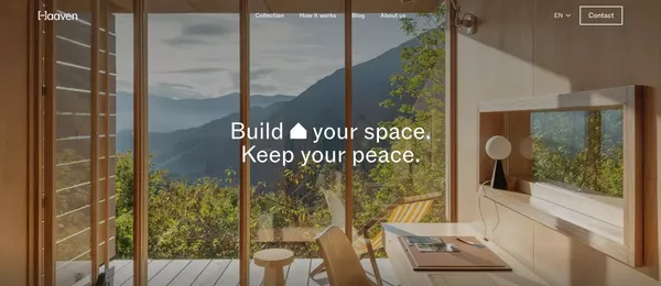 Collection — Haaven - Landing design inspiration