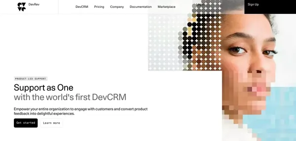 DevRev | Product Led Support - Landing design inspiration
