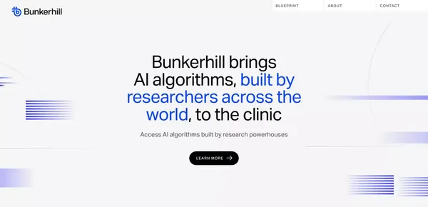 Bunkerhill Health | Advancing AI Healthcare from Concept to Clinic - Landing design inspiration