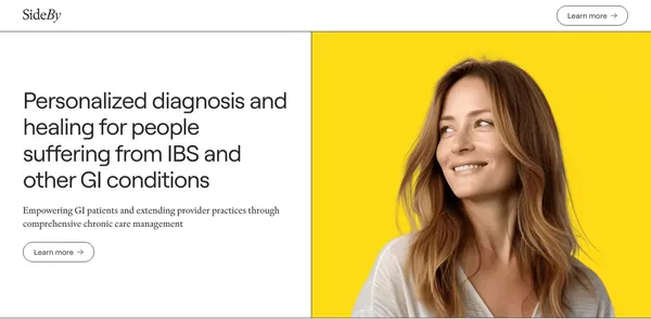 SideBy Care | Virtual GI Care Teams - Landing design inspiration
