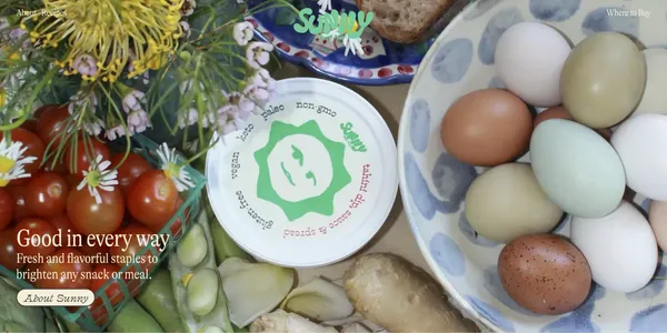 Sunny Fine Foods · Tahini Dip, Sauce & Spread - Landing design inspiration