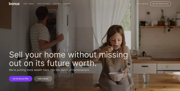 Bonus™ — The Smartest Way to Sell Your Home - Landing design inspiration
