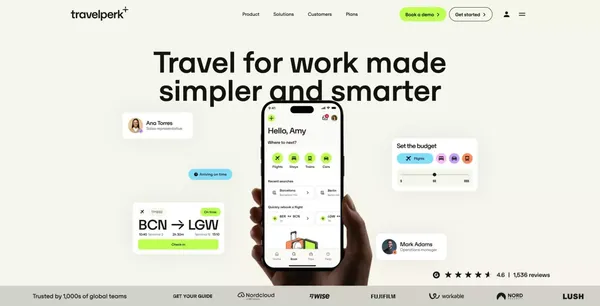 Corporate Travel Management & Business Travel Services - Landing design inspiration
