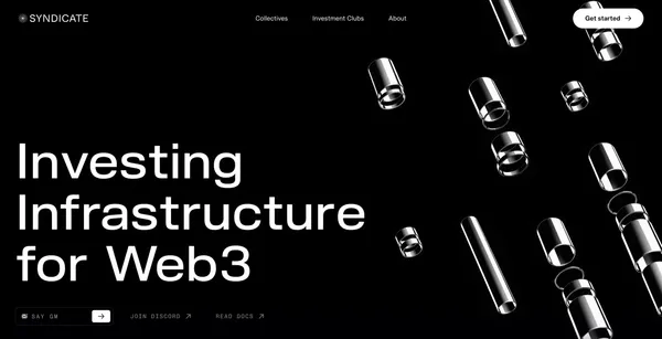 Syndicate - Landing design inspiration