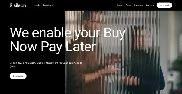 BNPL SaaS with powers for your business to grow - Sileon - Landing design inspiration